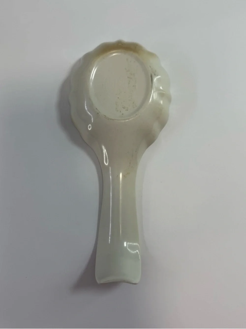 The Pioneer Woman White Ceramic Spoon Rest with Multicolor Floral Accents